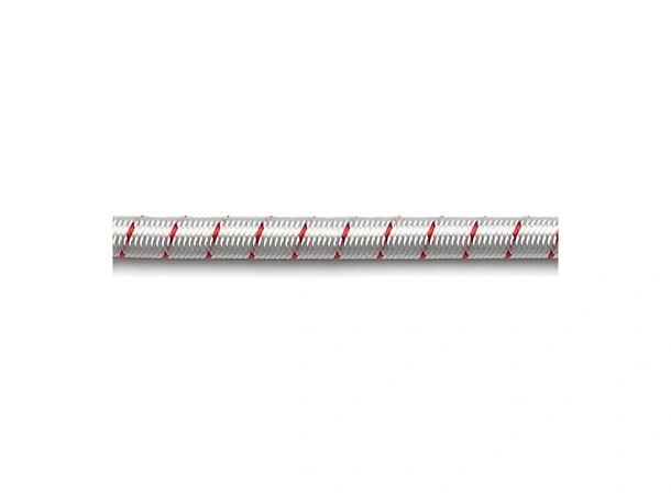 ROBLINE Chock cord / strikk - hvit/rød Ø5mm - metervare
