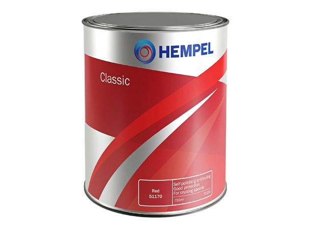 HEMPEL Classic bunnstoff 0,75l Velegnet for trebåt - mykt bunnstoff
