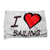 Flagg "I Love Sailing" 
