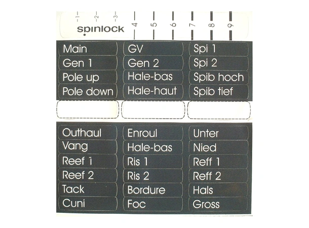 SPINLOCK Etiketter for avlastere passer XAS, XTS og XCS