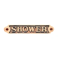 Skilt "Shower" 