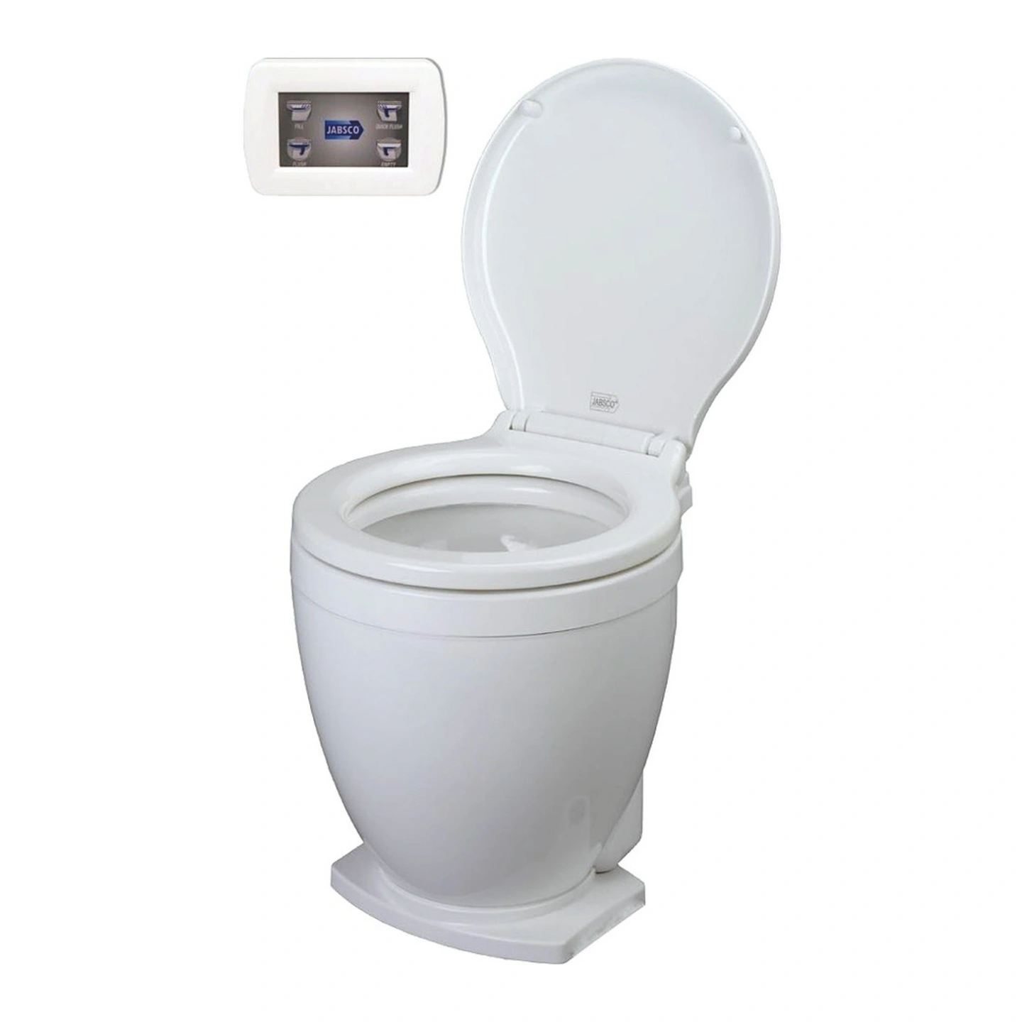 JABSCO Liteflush Elektrisk toalett m/panel 12V - Stillegående