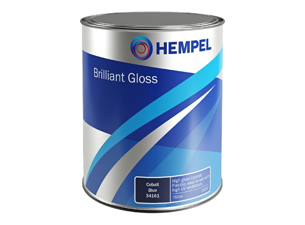 HEMPEL Brilliant Gloss 0.75 l Maling over vannlinjen - Souvenirs Blue