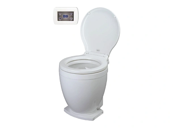 JABSCO Liteflush Elektrisk toalett m/panel 12V - Stillegående
