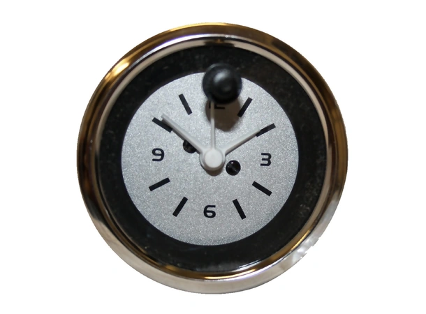 VEETHREE Klokke Quartz Ø2" - Argent