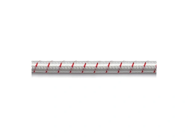 ROBLINE Chock cord / strikk - hvit/rød Ø10mm - 100m