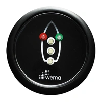 WEMA Lanterneindikator sort 12/24V