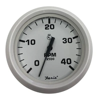 FARIA Turteller Diesel 0-4000 rpm Ø3" - Hvit - f.magn.sv.hjulføler