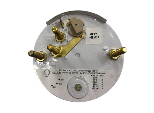 FARIA Turteller Diesel 0-4000 rpm Ø3" - Hvit - f.magn.sv.hjulføler