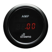 WEMA Amperemeter digital 150 A Sort