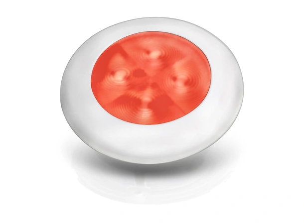 HELLA MARINE Slimline LED hvit 12V rødt lys