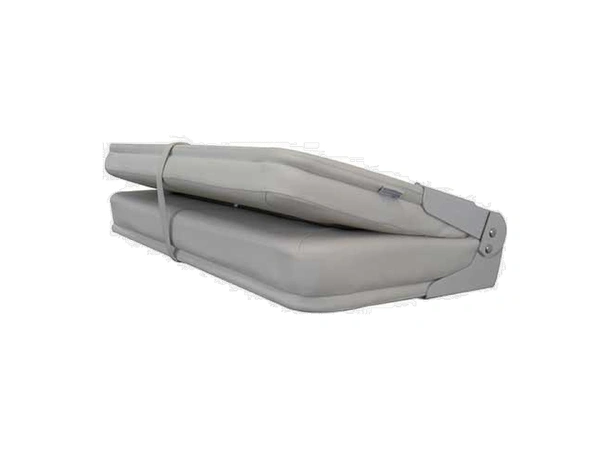 MARINVENT Dobbel klappstol MI-S90 lysgrå / mørkblå kjeder