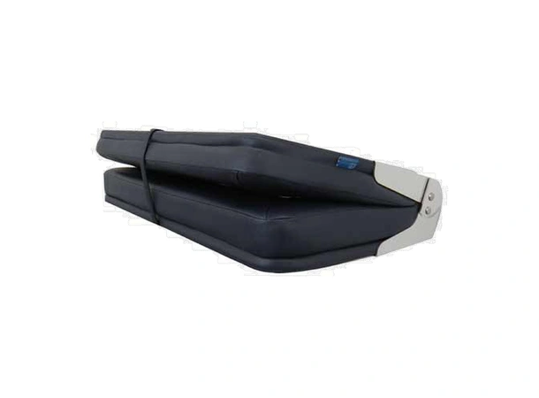 MARINVENT Dobbel klappstol MI-S90 mørkblå / lysgrå kjeder
