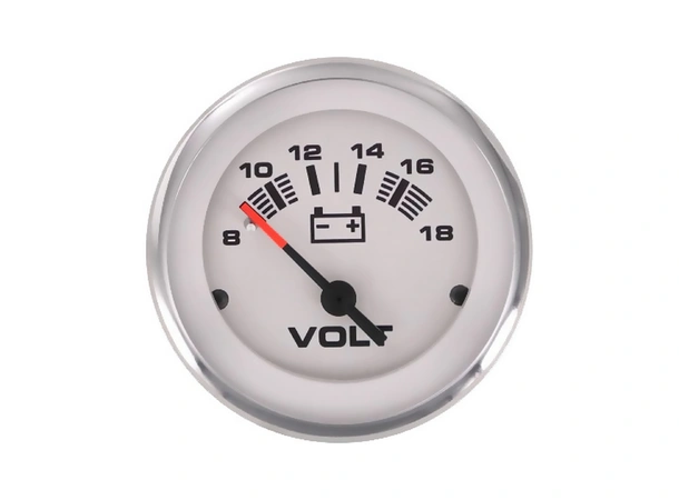 VEETHREE Voltmeter 8-18 Volt Ø2" - Lido