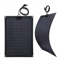 Fleksibelt Solcellepanel 50 Watt 76 x 53 cm