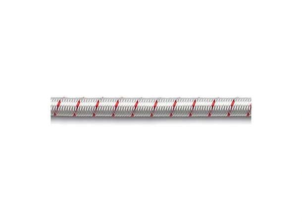 ROBLINE Chock cord / strikk - hvit/rød Ø6mm - 100m
