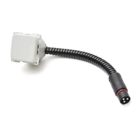 DEFA Enkel mini-kontakt, Plug-in Hvit 230V - IP44 - innfelt m/lok