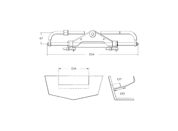 TELEFLEX Styresylinder BayStar, Compact HC4648