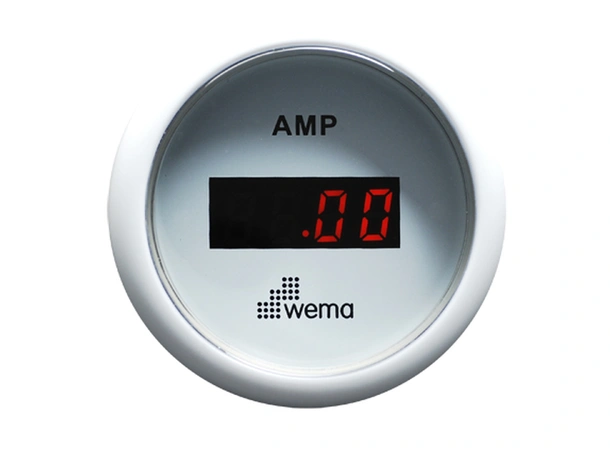 WEMA Amperemeter Digital 150A hvit