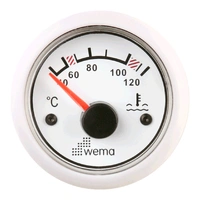WEMA Vanntemperaturmåler hvit 0-120°C