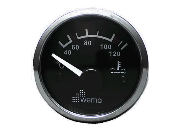 WEMA Vanntemperaturmåler sort