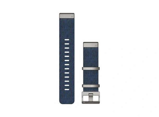 GARMIN QuickFit 22 klokkerem jacquard-vevd nylon - Indigo