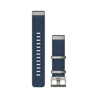 GARMIN QuickFit 22 klokkerem jacquard-vevd nylon - Indigo