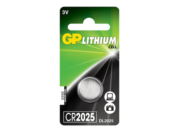 GP Lithium Batteri, CR2025