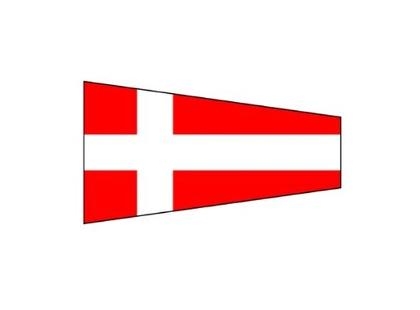 Signalflagg (30 x 45 cm) tall 4