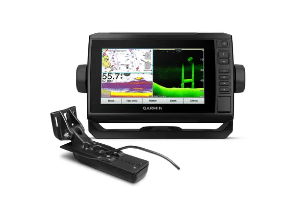 GARMIN ECHOMAP UHD 72cv Kartplotter 7" - ClearVü - inkl. GT24UHD-TM-svinger