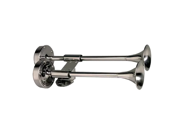 ONGARO Dobbelt trompethorn 12V Kort dobbelt rustfritt trumpet horn.