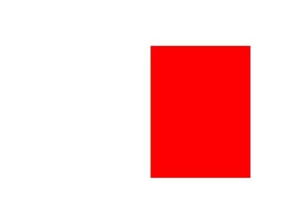 Signalflagg (30 x 45 cm) bokstav H