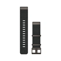 GARMIN QuickFit 22-klokkerem Jacquard-vevd nylon – Heathered Black