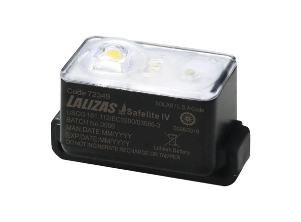 LALIZAS Safelite, Nødlys for livvest LED - Solas godkj. - Autoaktivering
