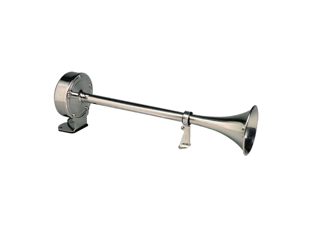 ONARGO enkelt trompethorn 24V, 12427 Enkelt rustfritt trumpet horn - 120db