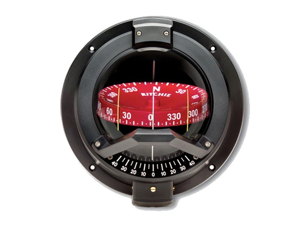 RITCHIE Skottmontert kompass BN202 Sort - Rose: 114,3mm