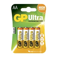 GP Ultra Batteri AA, 4pk Alkaline