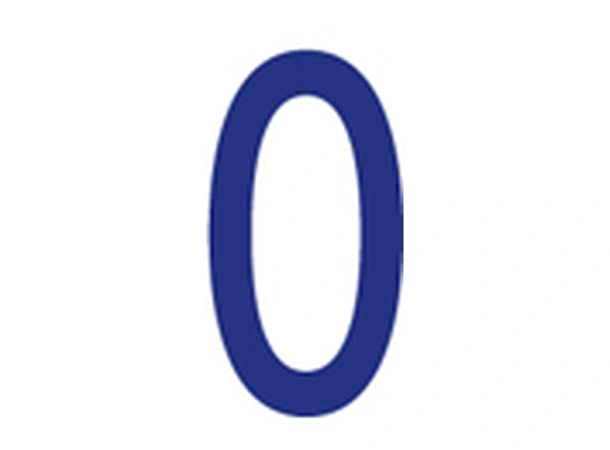 OPTIPARTS Seilnummer 0 blå - 23,5 cm til Optimist
