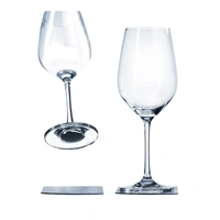 SILWY Magnetic Krystallglass - Vin 2 stk glass og magnetpads