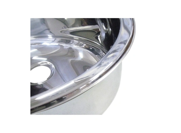 BARKA Vask oval, 38 x 30,5 cm rustfritt stål