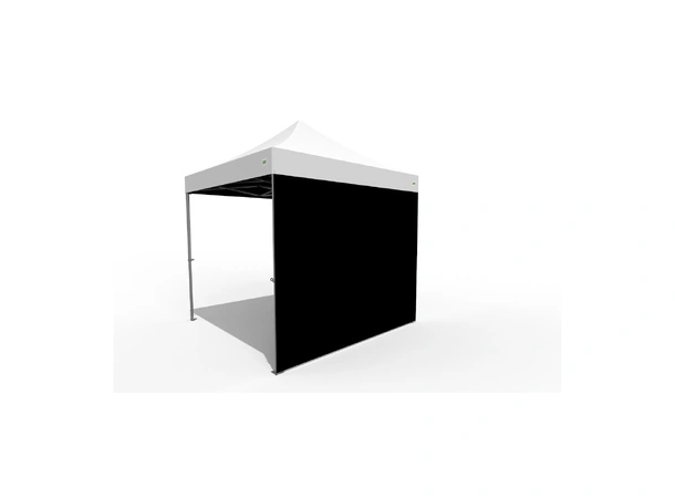O.B. WIIK Vegg, tett - sort for 3 x 3m pop-up telt (1 side)