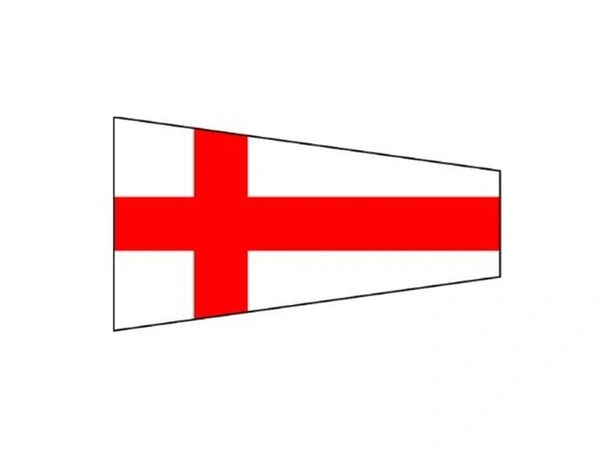 Signalflagg (30 x 45 cm) tall 8