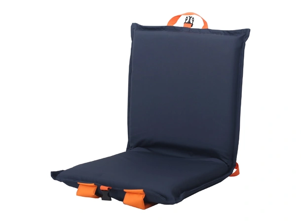 Sittepute Comfy Carry -mørkekblå/oransje Justerbar rygg m/6 innstillinger