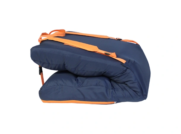 1852M Sittepute Comfy Big mørkeblå/oransje