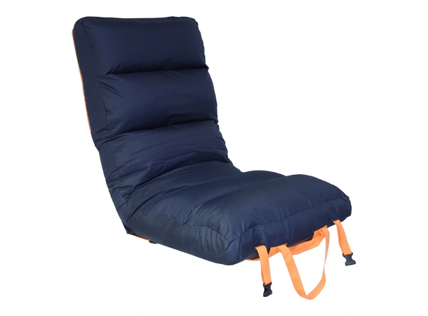 1852M Sittepute Comfy Big mørkeblå/oransje