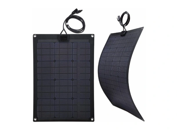 Fleksibelt Solcellepanel 100W 125 x 57 cm