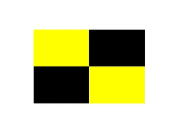 Signalflagg (30 x 45 cm) bokstav L