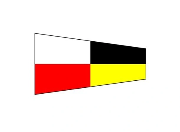 Signalflagg (30 x 45 cm) tall 9
