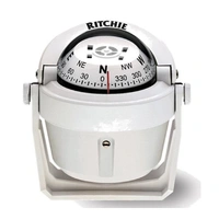 RITCHIE Brakett montert kompass B51W Hvit - Rose: 70mm