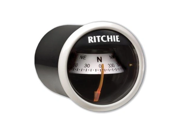 RITCHIE Panelmontert kompass X-21WW Hvit - Rose: 51mm